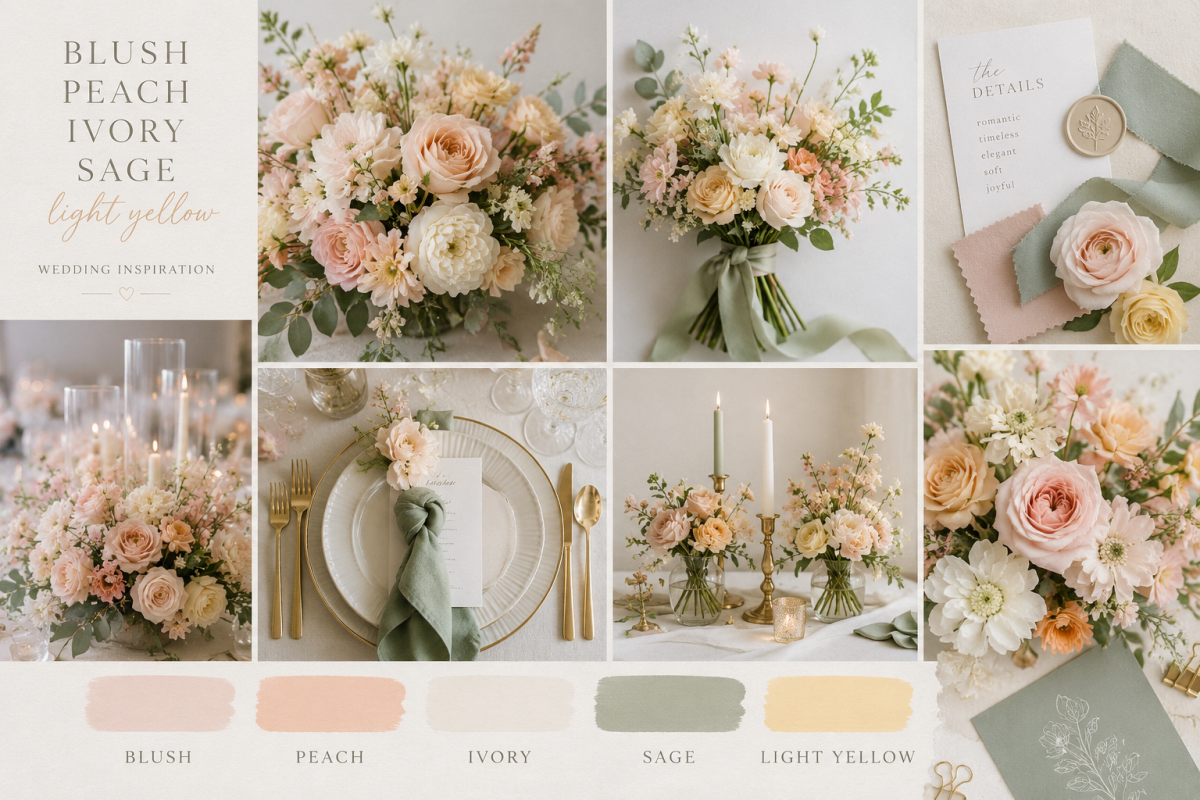 Romantic Flower Color Palettes for Weddings and Special Celebrations